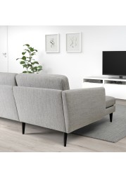 SMEDSTORP 3-seat sofa with chaise longue