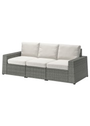 SOLLERÖN 3-seat modular sofa, outdoor