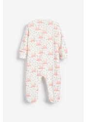 Baby 3 Pack Sleepsuits (0mths-2yrs)