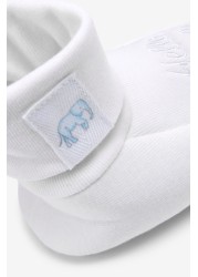 Baby 2 Pack Cotton Rich Booties (0-18mths)