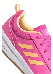 حذاء رياضي وردي Tensaur Youth + Junior من Adidas