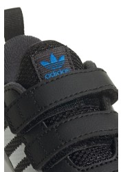 adidas Originals Black Zx Infant  Strap Trainers