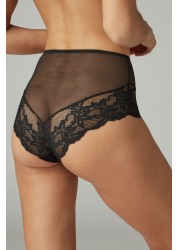 Lace Knickers 2 Pack High Rise