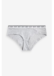 Cotton Rich Logo Knickers 7 Pack Short