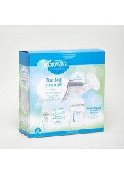 Dr Brown's Natural Flow Manual Breast Pump Set