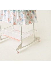 Juniors Printed Bassinet with Canopy