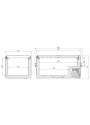 Dometic Portable Compressor Cool Box & Freezer, CFX3100 (88 L)