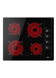 Teka Built-In 4-Zones Vitroceramic Hob, TBC 64000 XFL (57 x 60 x 51 cm)