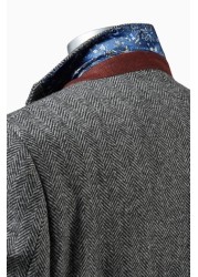 Signature Herringbone Blazer Tailored Fit