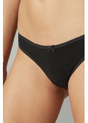 Cotton Knickers 5 Pack Bikini