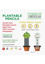 Treewise 5-Piece Plantable Pencil Set