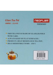 Neoflam Borosilicate Glass Tea Pot (1 L)