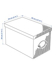 KVARNVIK Storage box with lid