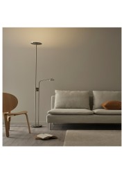 ISJAKT LED floor uplighter/reading lamp