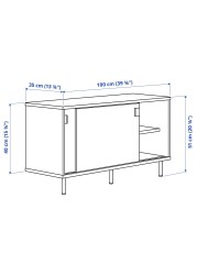 MACKAPÄR Bench with storage compartments