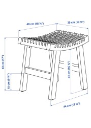 STACKHOLMEN Stool, outdoor