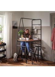 HÅVERUD Table with storage ladder