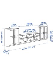 BRIMNES TV storage combination