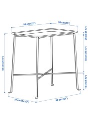 KUNGSHATT Tray table, in/outdoor