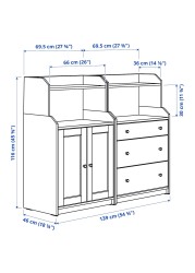 HAUGA Storage combination