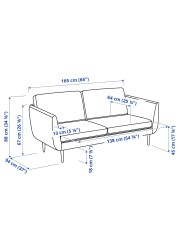 SMEDSTORP 2-seat sofa