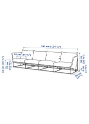 HAVSTEN 4-seat sofa, in/outdoor