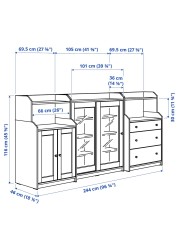 HAUGA Storage combination