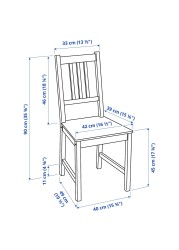 LANEBERG / STEFAN Table and 4 chairs