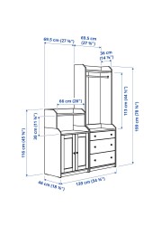 HAUGA Storage combination