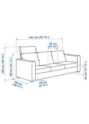 VIMLE 3-seat sofa