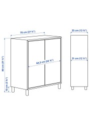 EKET Cabinet combination with legs