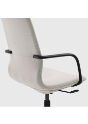 LÅNGFJÄLL Office chair with armrests