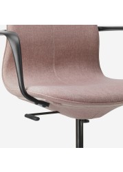 LÅNGFJÄLL Office chair with armrests