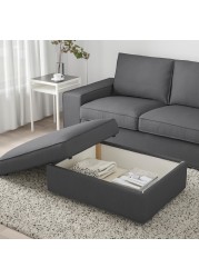 KIVIK Footstool with storage