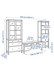 HEMNES TV storage combination