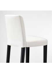 BERGMUND Bar stool with backrest