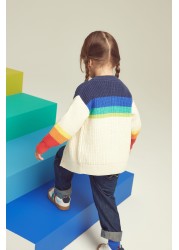 Little Bird Rainbow Knitted Cardigan