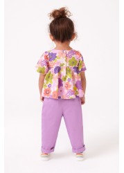 Printed Co-ord Blouse And Trousers (3mths-7yrs)