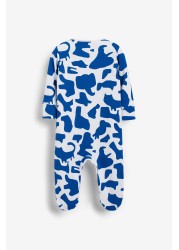 5 Pack Baby Sleepsuits (0-2yrs)