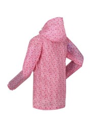 Regatta Womens Pink Printed Waterproof Pack It Jacket