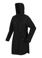 Regatta Adasha Black Longline Waterproof Jacket