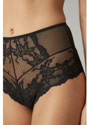 Lace Knickers 2 Pack High Rise