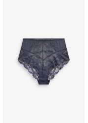 Lace Knickers 2 Pack High Rise