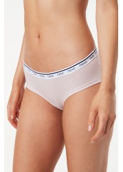 Cotton Rich Logo Knickers 4 Pack Short