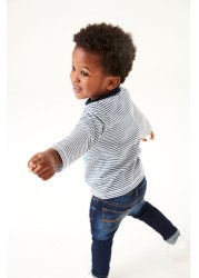 Five Pocket Jeans With Stretch (3mths-7yrs) Slim Fit