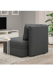 VALLENTUNA Sofa-bed module with backrests