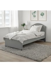 HAUGA Upholstered bed frame