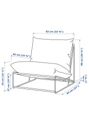 HAVSTEN Easy chair, in/outdoor