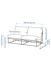 HAVSTEN 2-seat sofa, in/outdoor