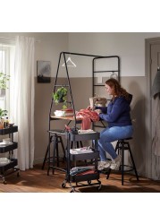 HÅVERUD Table with storage ladder